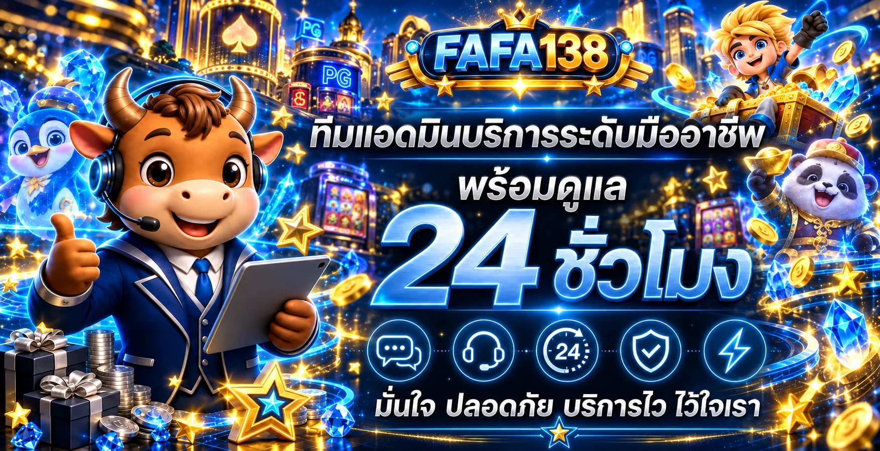 FAFA138 สล็อต พร้อมทีมดูแลตลอด 24 ชั่วโมง